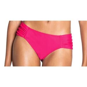 RACHEL Rachel Roy bikini bottoms dark pink ruched XL